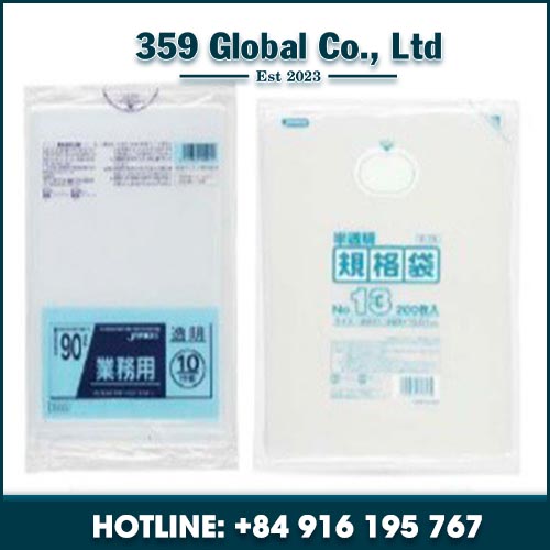 Folding garbage bag